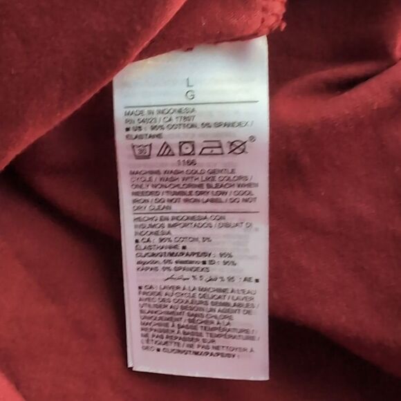 Old Navy Women's Deep Red V-Neck Bodysuit L - Picture 4 of 5